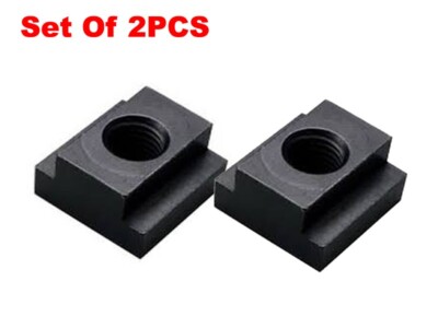 2 PCS T-SLOT NUT M-8 THREAD & SLOT SIZE 10MM CLAMPING FOR TABLE SLOT