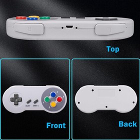 2.4G  Wireless SNES Controller Remote Control For Super NES Nintendo SNES 16 Bit