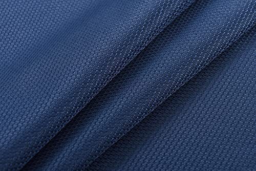 Textured Fabric Tablecloths 70 X 70 Inches Square Navy Water Resistant Tablec... - Picture 5 of 8