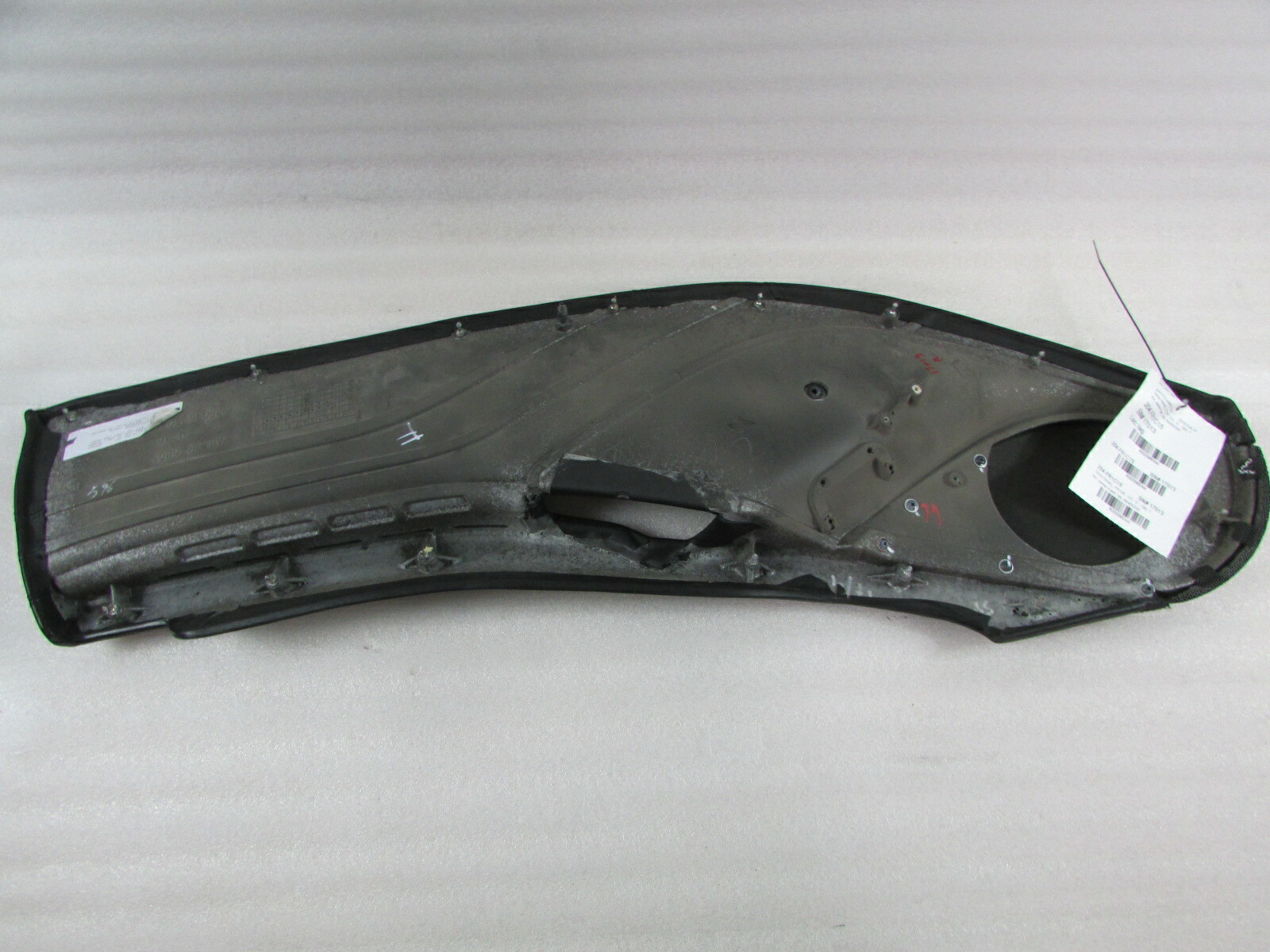 Ferrari California, RH Right Door Center Insert Panel, Black, Used, P/N 86455200