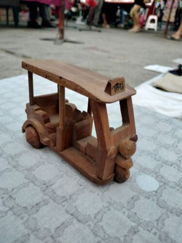 Tuk Tuk Taxi handmade Wooden original from Thailand - Picture 1 of 3