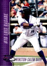 2017 Winston-Salem Dash Choice #2 Luis Basabe Merida Venezuela VZ Baseball Card