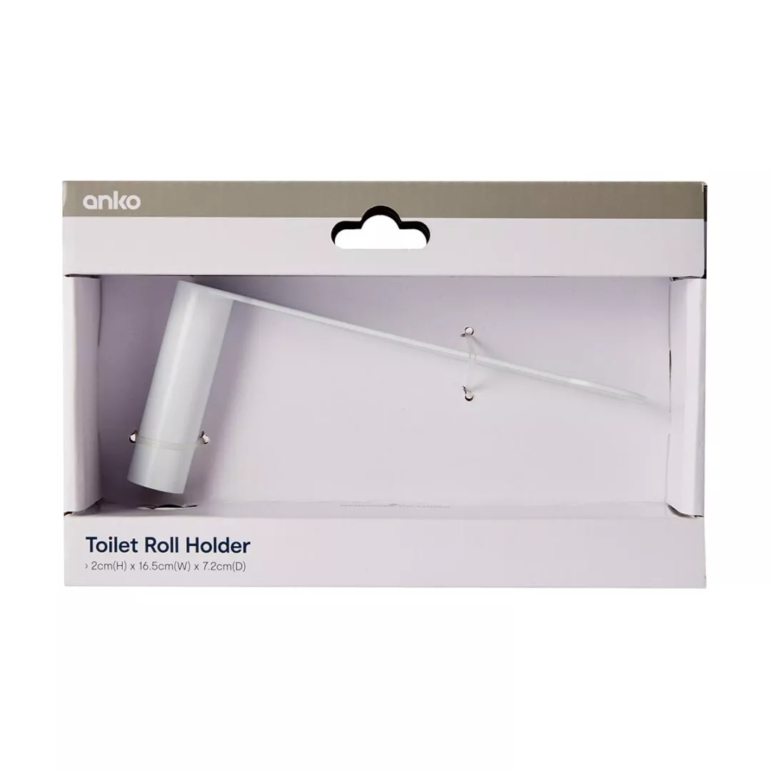Toilet Roll Holder White eBay