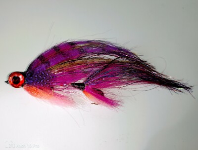 1 x Hecht - Huchen Streamer/Tandemfliege/XXL Wave-Teil/23 cm./NEU/I - 7/