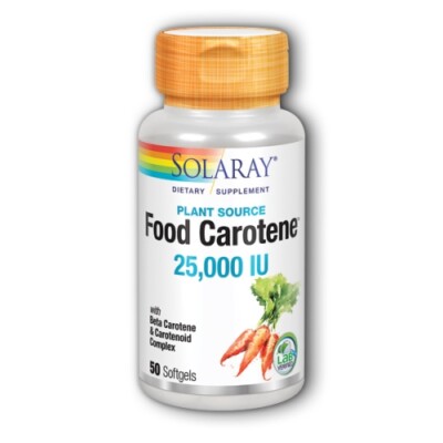 Food Carotene 50 Softgels 25;000 IU by Solaray