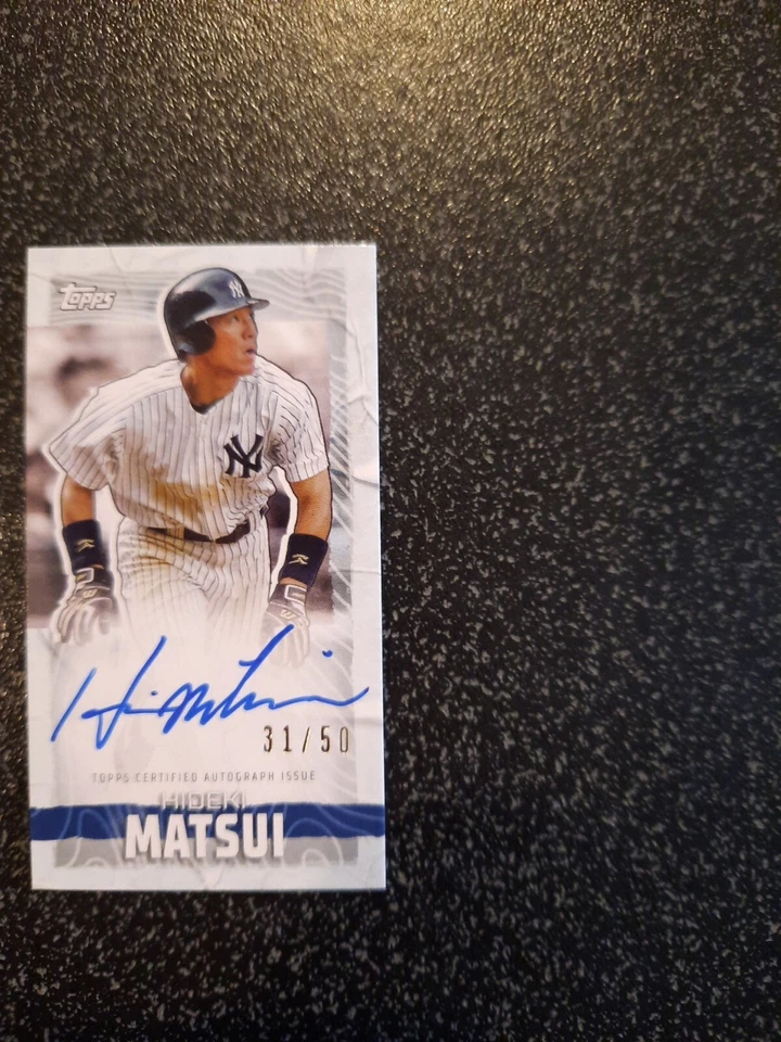 2023 Topps Rip Autographs #TRAHM Hideki Matsui AUTO 31/50 YANKEES - Image 2 of 4