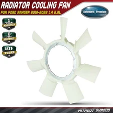 Single Engine Cooling Fan Blade for Ford Ranger 2019 2020 2021 2022 2023 L4 2.3L