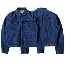 Red Tornado Men's Retro Denim Jacket 24MJZ Selvedge Jean Outerwear 14OZ One Wash