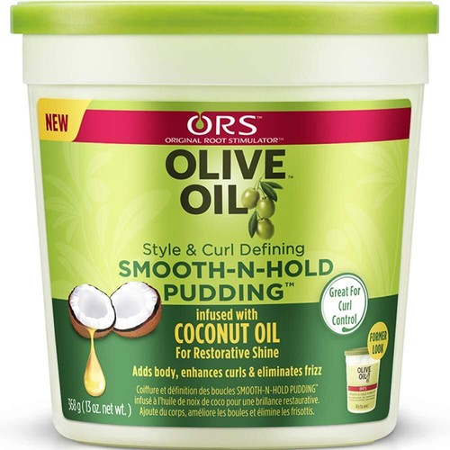 Style and Curl Defining Smooth-N-Hold Pudding Infused with Coconut Oil for Re...