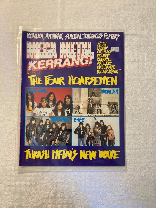 MEGA METAL KERRANG! - Nr.7 King Diamond Exodus Mortal Sin Nuclear Assault E-X-E