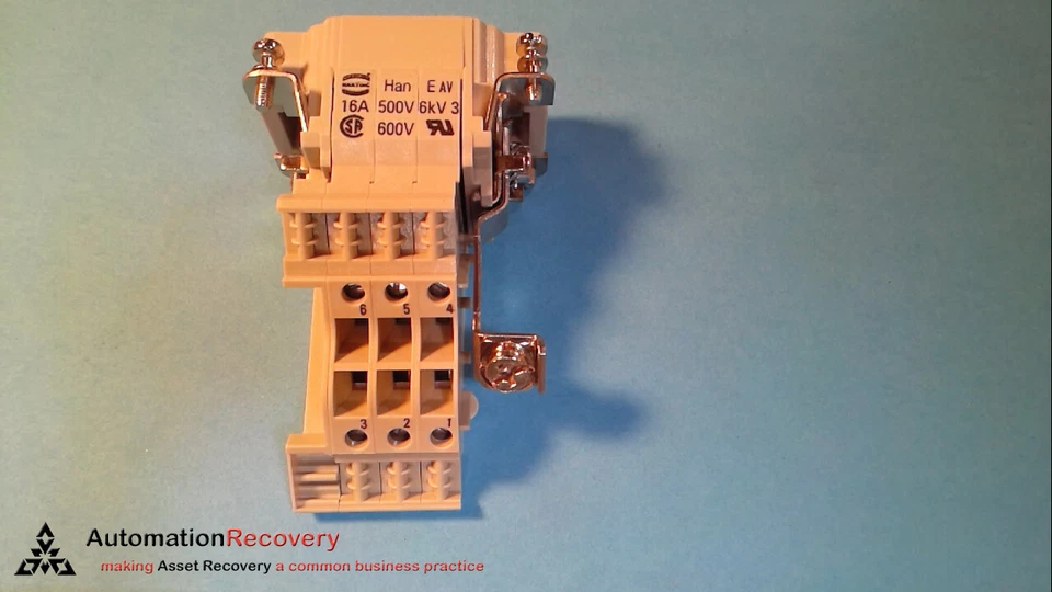 HARTING 09330064626 02, TERMINAL, 6 POSITION, FEMALE INSERT, NEW #272511 - Image 3 of 4