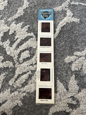 Pana-Vue Lot of Five Slides Universal City Studios California