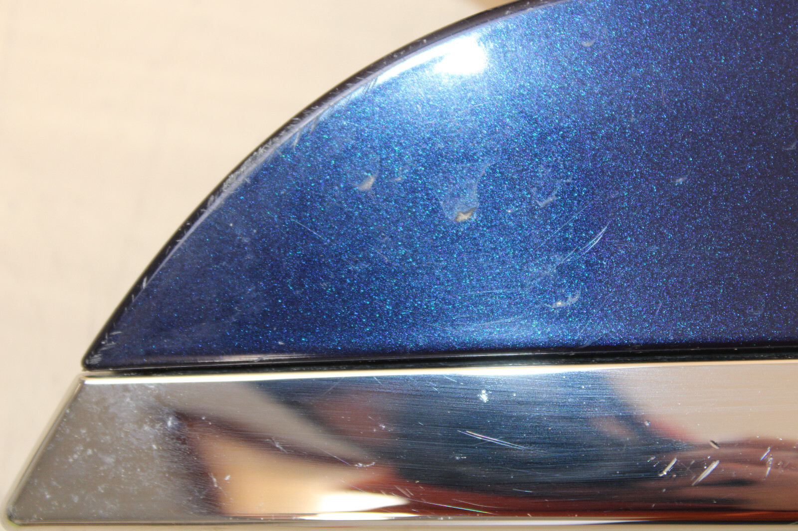 14-22 MASERATI GHIBLI DECKLID TRUNK LID MOLDING + CAMERA BLUE ORIGINAL OEM