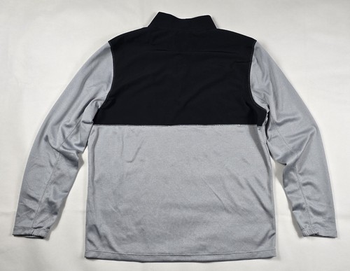 2 x Mens Nike Golf 1/4 Zip Dri-Fit Pullover Tops. Grey & Black. Size Large. - Picture 3 of 12