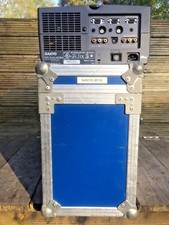 Sanyo Projector & Da-Lite Fastfold Screen with Front & Rear surfaces, 2 x Cases.