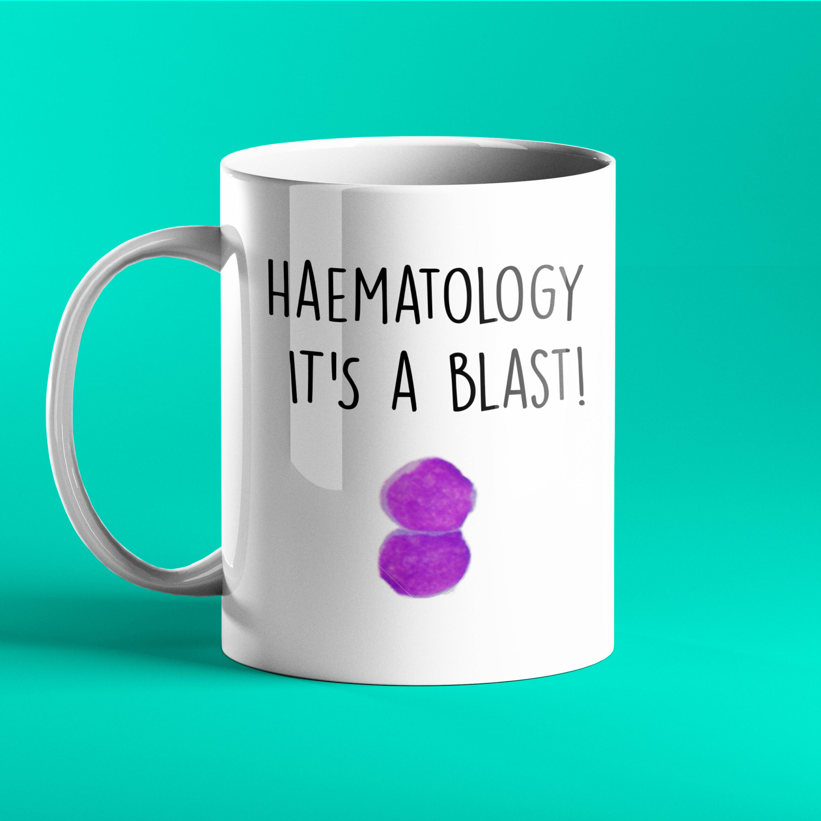 Funny Personalised Mug Haematology It's A Blast