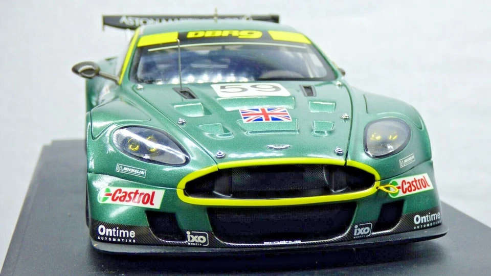 Autoart 1:18 Aston Martin DBR9 59 Le Mans 2005 80507 raro verde corrida britânica - Imagem 4 de 4