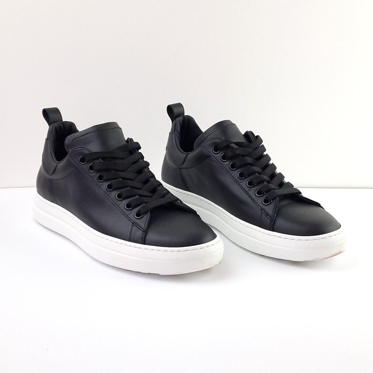 MEN'S TENORAS ネックレス CALZATURE UOMO PANTOFOLA D'ORO CTR6WU LEATHER SNEAKER EUR43 USA10 UK9