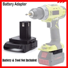 Adapter For Bosch 18V Lithium Battery For Ryobi 18V Cordless Power Tools US NEW