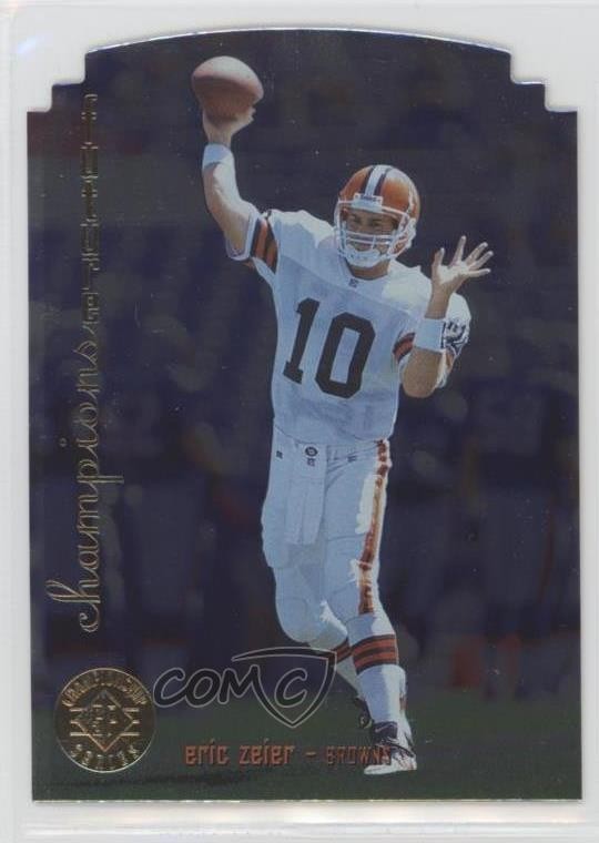1995 SP Championship Series Future Champions Die-Cut Eric Zeier Rookie RC p7i