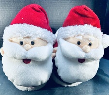 NEW Rudolph Red-Nosed Reindeer Santa Slippers In Original Packaging sz L 6/7