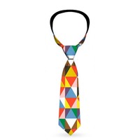 Necktie Standard - Geometric Triangle Blocks Multi Color (Us Import) ACC NEU