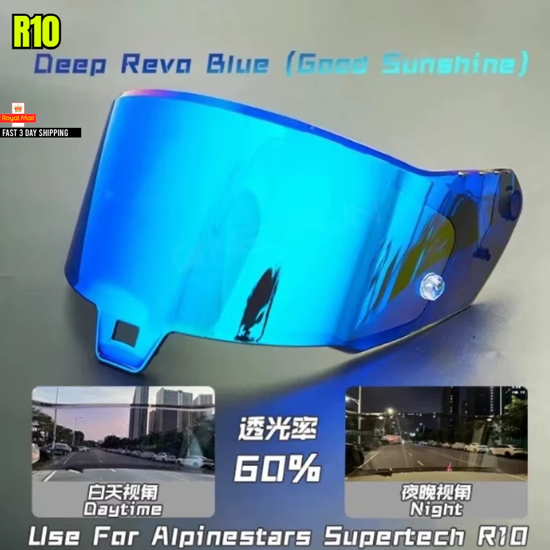 R10 Motorcycle Helmet Lens for Alpinestars Supertech R10 Helmet Visor Windshield