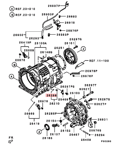 Automatic Case O-ring for Mitsubishi ASX GA8W 2.2 DiD - Picture 3 of 7