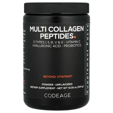 Multi Collagen Peptides Powder, Unflavored, 10.58 oz (300 g)