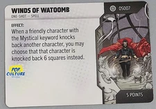 HEROCLIX Strange Tales os007 WINDS OF WATOOMB One Shot Card 