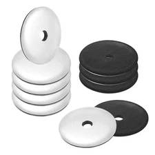 10-Pack Bonded Sealing Rubber Washers, #12x1-1/4" OD Neoprene Washer Gasket