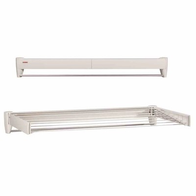 Leifheit Telegant Plus 100 Wandtrockner 100cm weiß ausziehbar 8 Stäbe