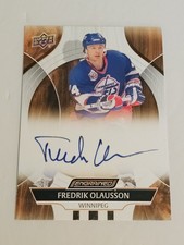2025 Upper Deck Engrained Icons Fredrik Olausson Autograph #CA-FO SP