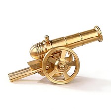 Mini Brass Cannon Decor Solid Brass Cannon Models Mini Cannon Statues Military M