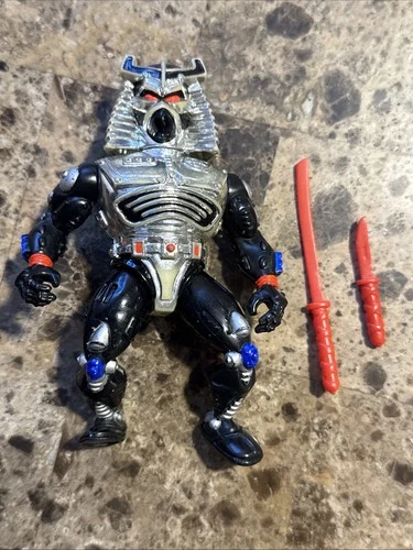 Vintage 1991 TMNT Chrome Dome Teenage Mutant Ninja Turtles Free Shipping