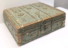 RARE 1927 Rogers Bros “pieces of 8 treasure chest" Box Only Spanish Revival Vtg