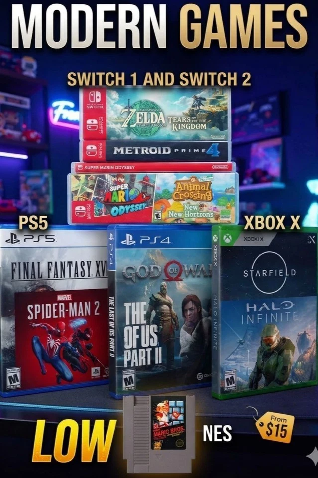 💥MODERN Game Show 🎮 | Switch | PlayStation | Xbox | Games, Consoles, More