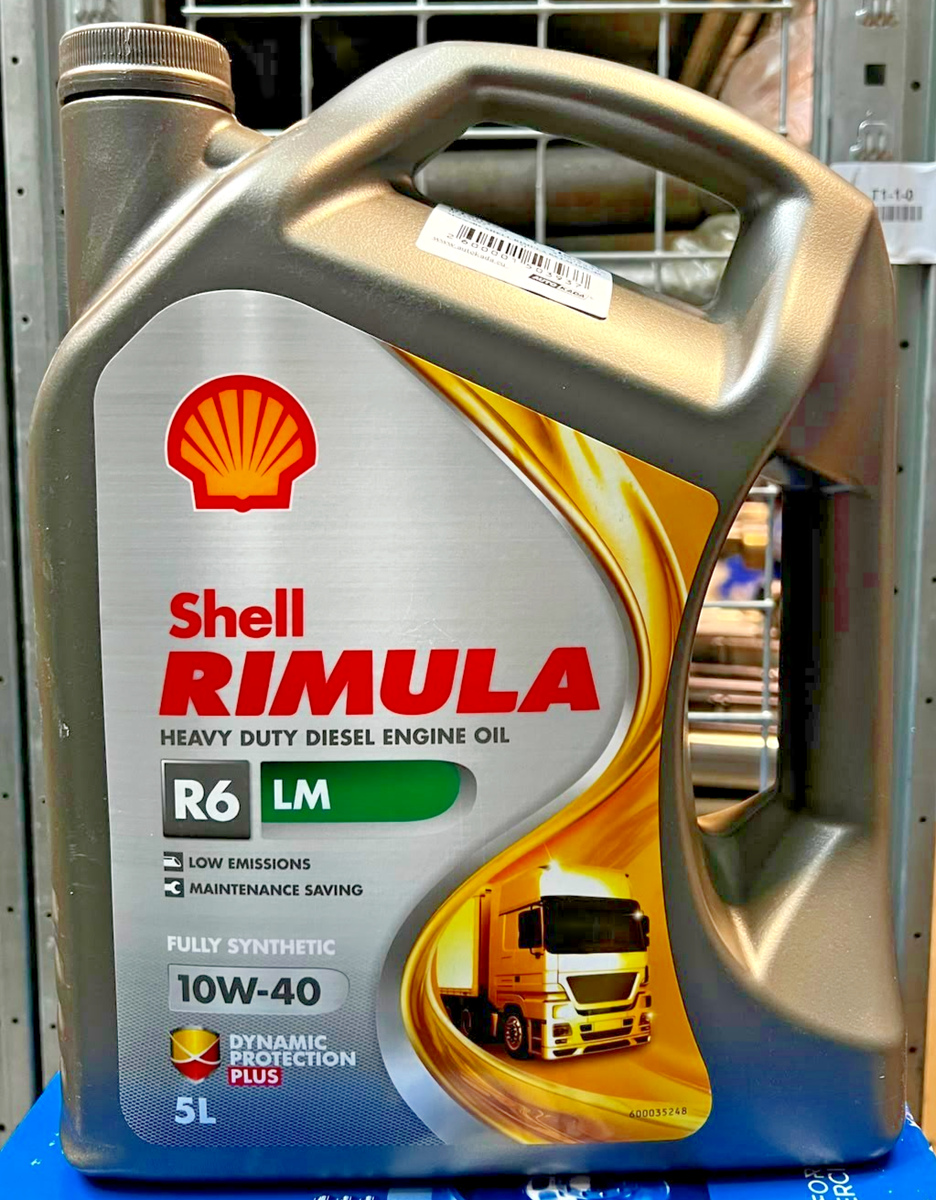 Shell Rimula R6 LM 10W-40 5L ACEA E9 E6 MB 228.51 Engine Oil | eBay