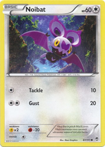 Noibat - 87/111 - Common - Lightly Played - Furious Fists
