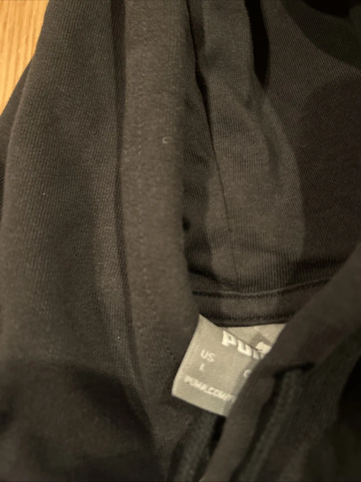 Suéter masculino PUMA USA OLYMPIC VILLAGE COM CAPUZ tamanho G 526304 preto novo com etiquetas - Imagem 4 de 4