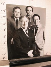 CBS TV show photo 1976 NEWS Walter Cronkite Mike Wallace Bill Moyers