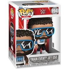Funko POP! WWE Jey Uso Main Event Figure #194 + Protector