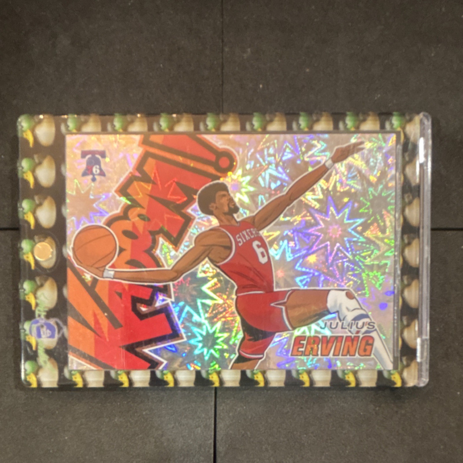 2024-25 Panini Revolution Kaboom! Julius Erving #31 76ers Insert