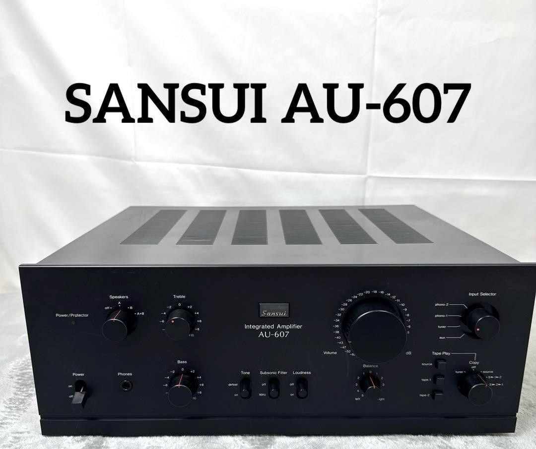 SANSUI AU-607Integrated Amplifier ジャンク品 SANSUI AU-607 Integrated Amplifier Audio Vintage | eBay