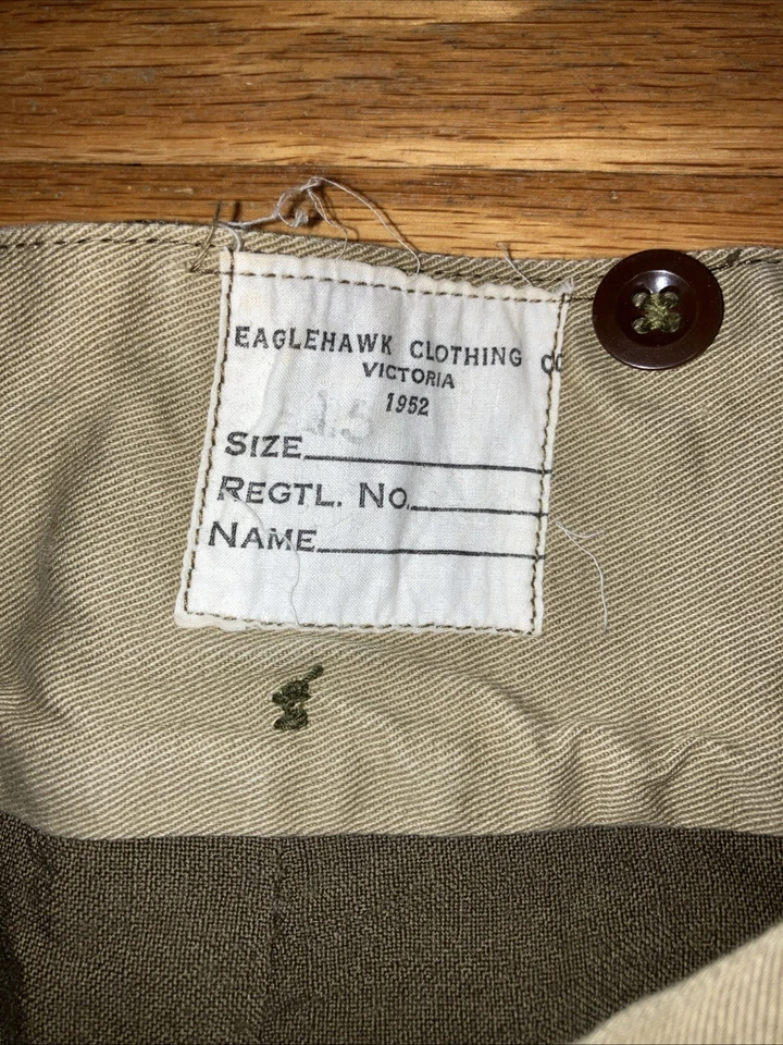 Pantalones de lana militares EagleHawk Clothing 1952, muy cálidos Foto 3 de 3