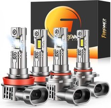 H11 9005 Fog Light Bulbs, H8 9005 100000LM Bulbs with 6500K Cool White Light
