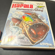 Rapala Tournament Fishing Nintendo Wii Activision E (Everyone) w/ Case Manual