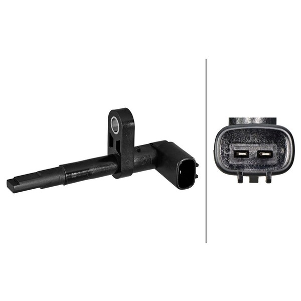 Hella 6PU 358 217-711 Sensor, Raddrehzahl-image