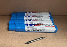 ATRAX 1/32x1/8x3/32x1-1/2 Carbide 2 Flute End Mill TiAlN DOUBLE END Square LOT 4