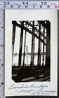 WW2 Era Military BW Photo Snapshot Bombed Bridge Cologne Germany 1945